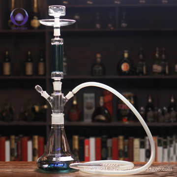 Customized hand blown led borosilicate glass  pipe glass shisha hookah